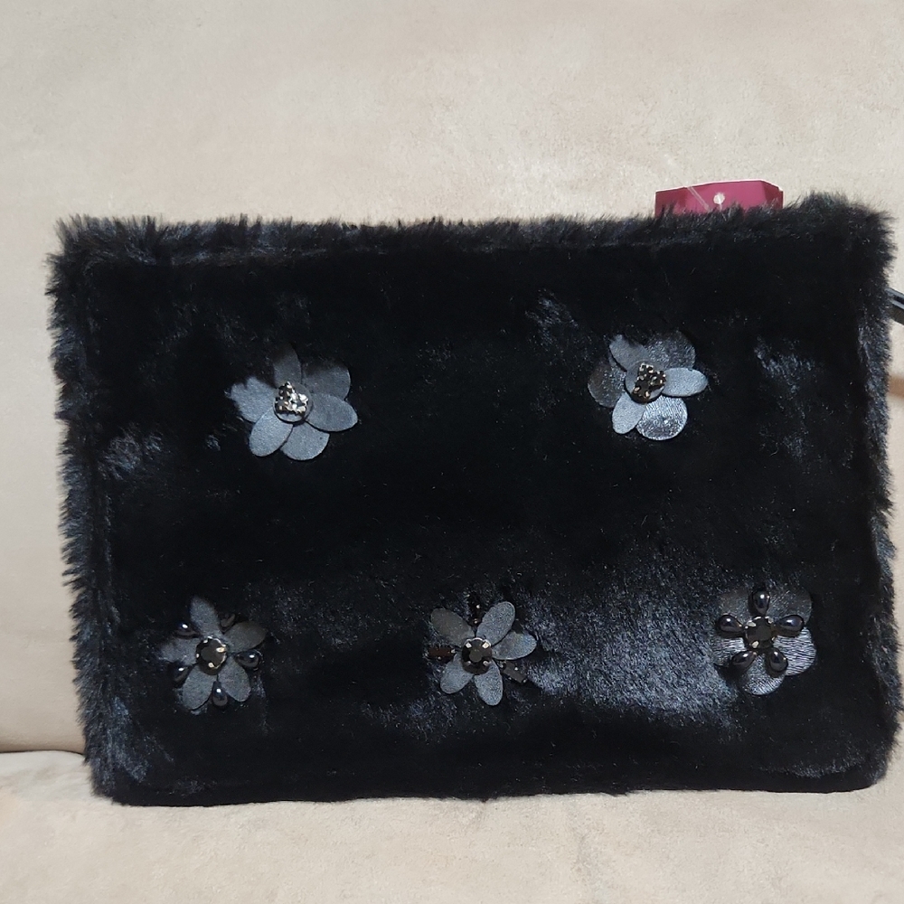 Kate Spade Clutch with Floral Accents